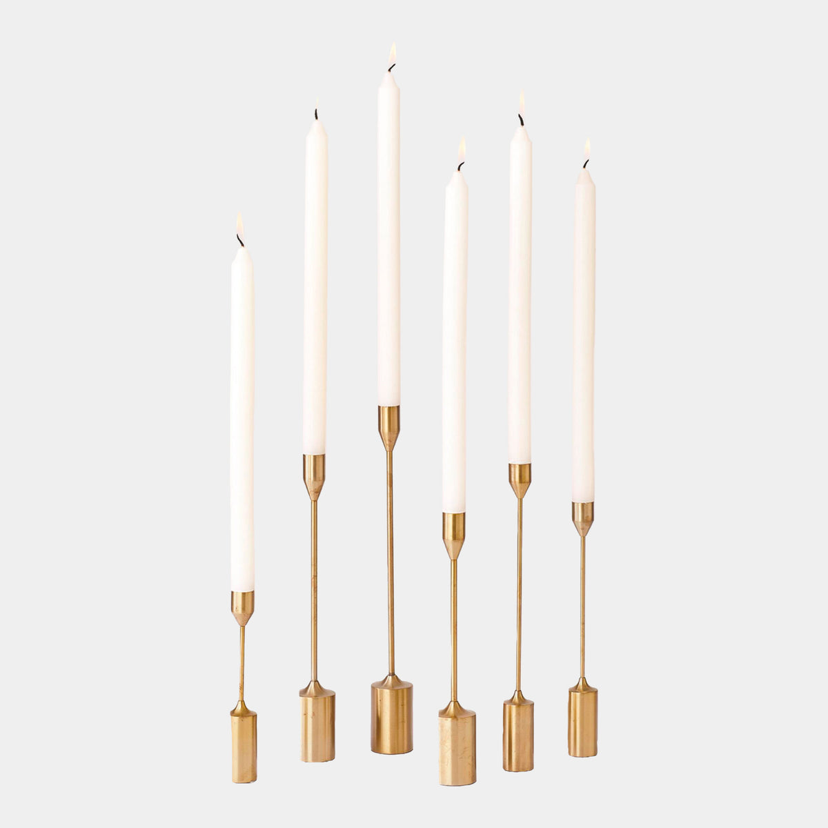 Mitford S/6 Tapers-Brass