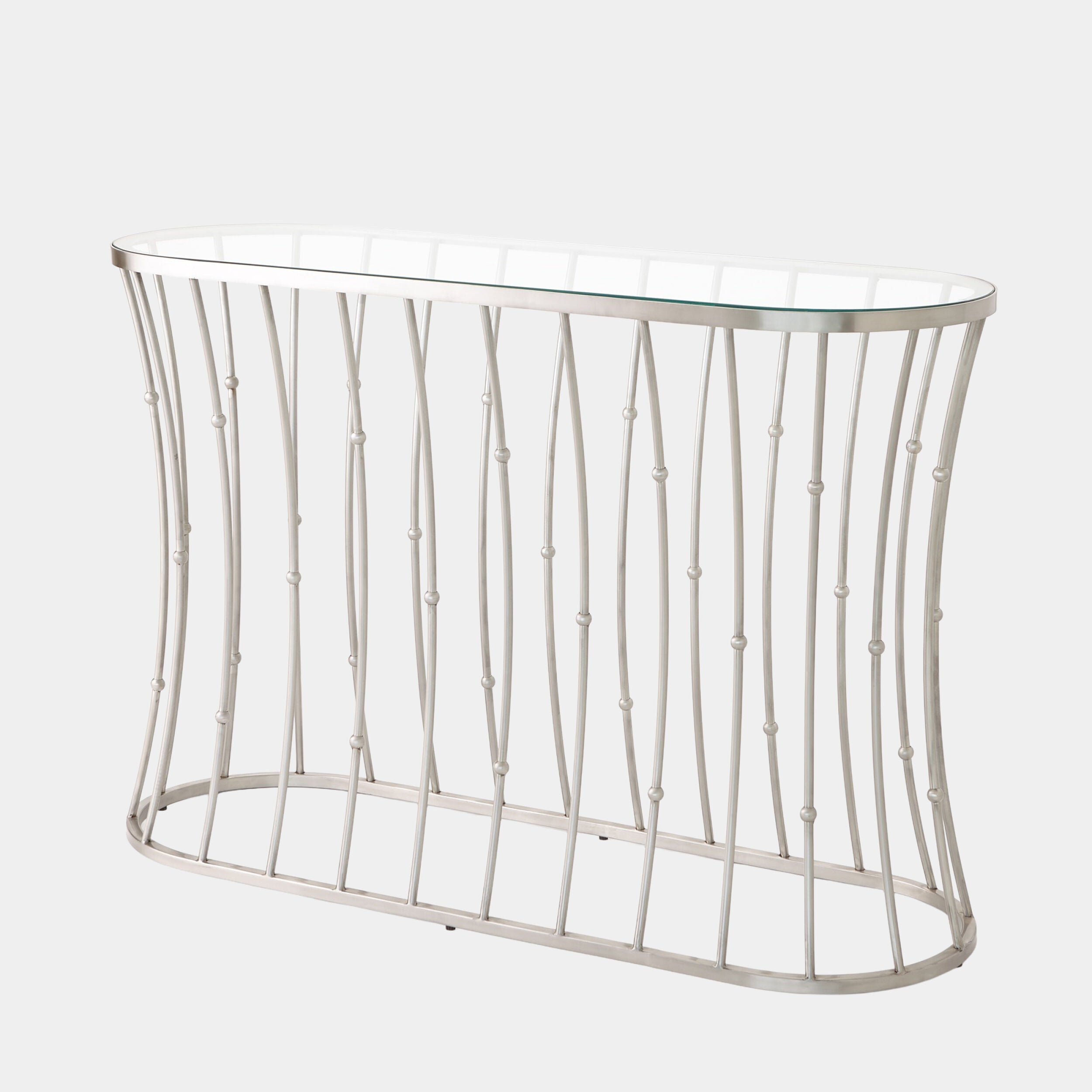 Aurora Console-Brushed Nickel