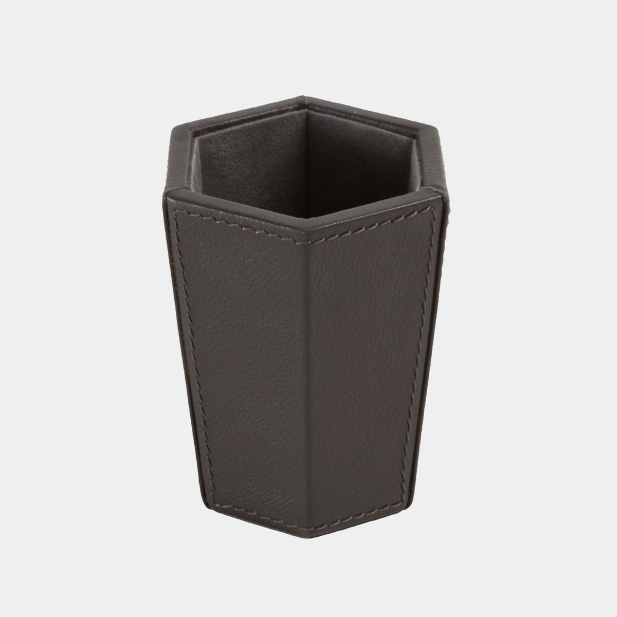 Tiffany Pencil Cup-Graphite Leather