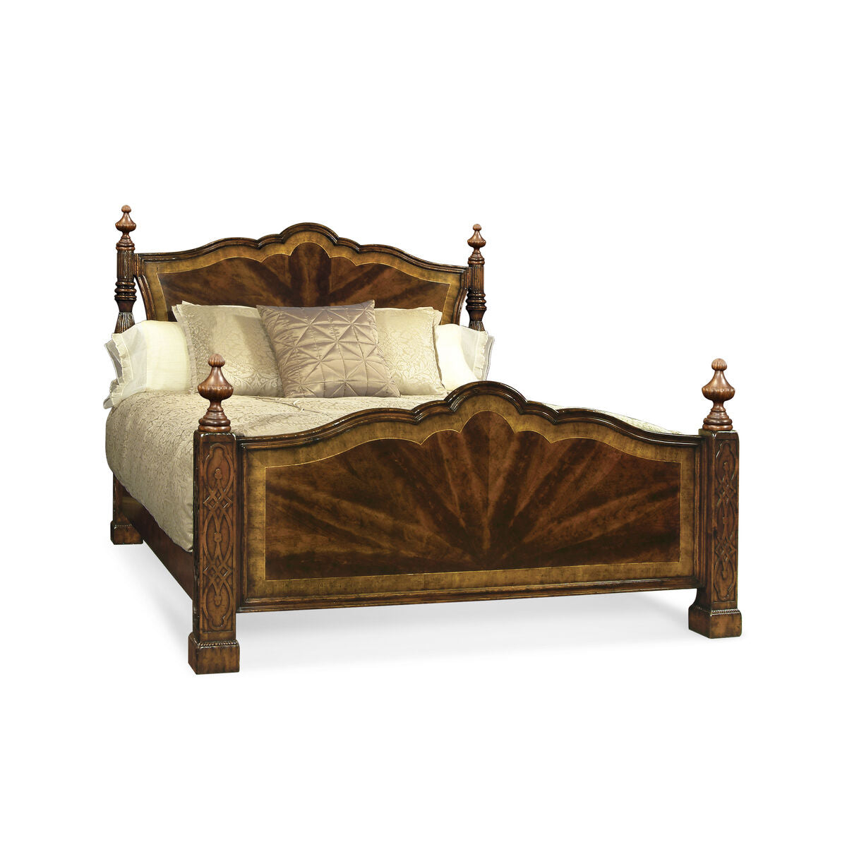 Four Poster Mahogany US King Bed ( 493801-USK-MAH )