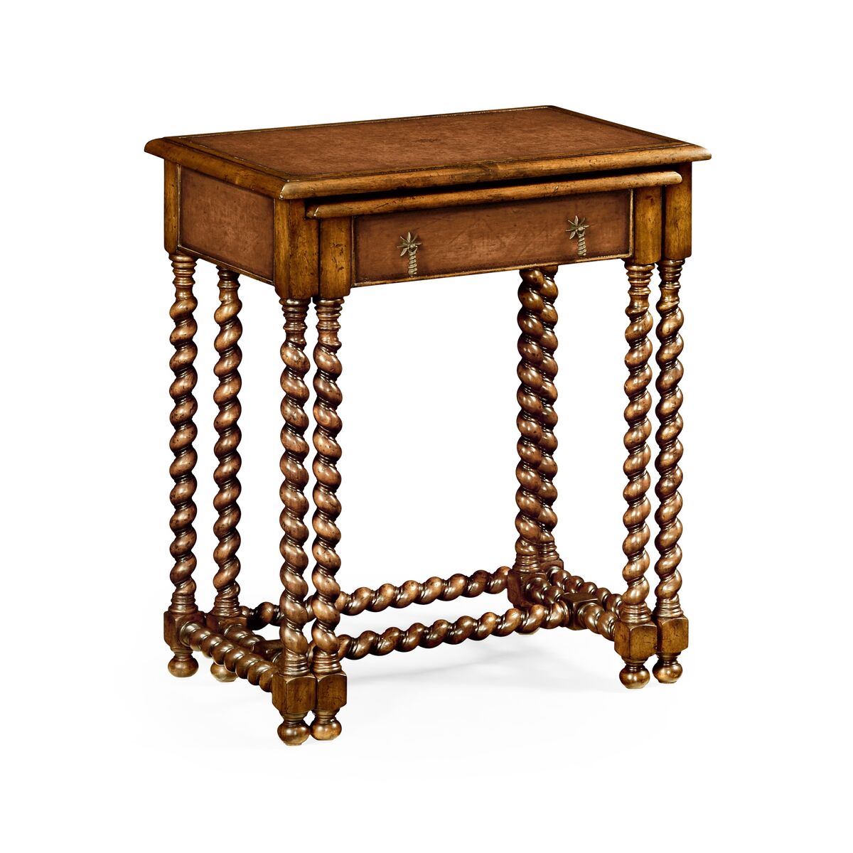 Pair of Nesting Walnut Tables ( 492027-WAL )