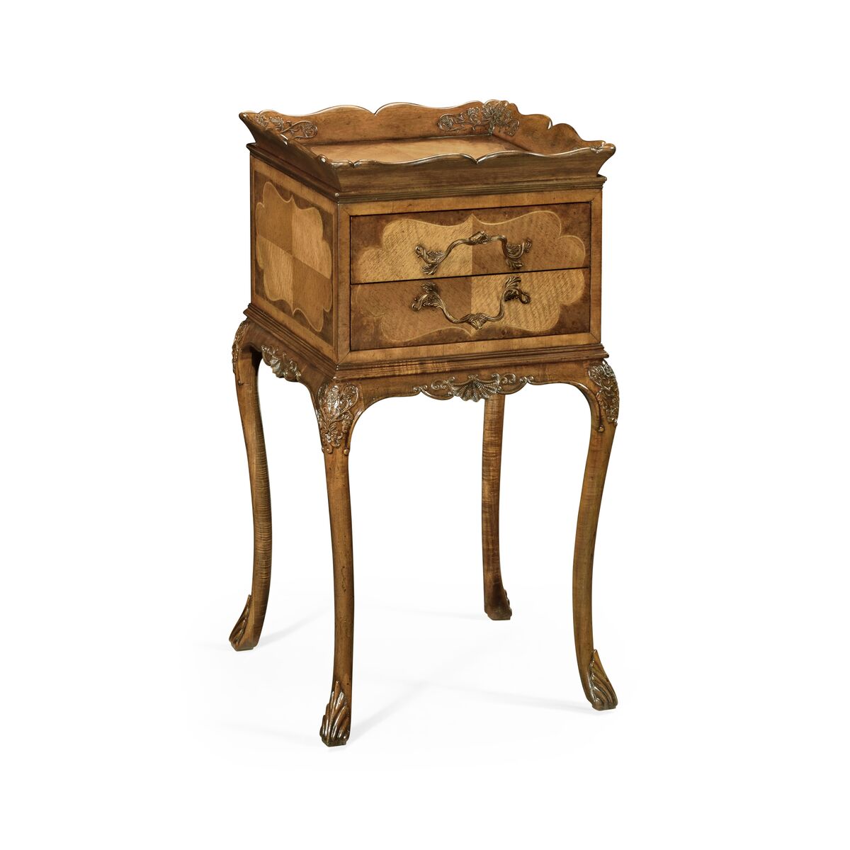 Tray lamp table walnut and satinwood ( 492560-SAM )