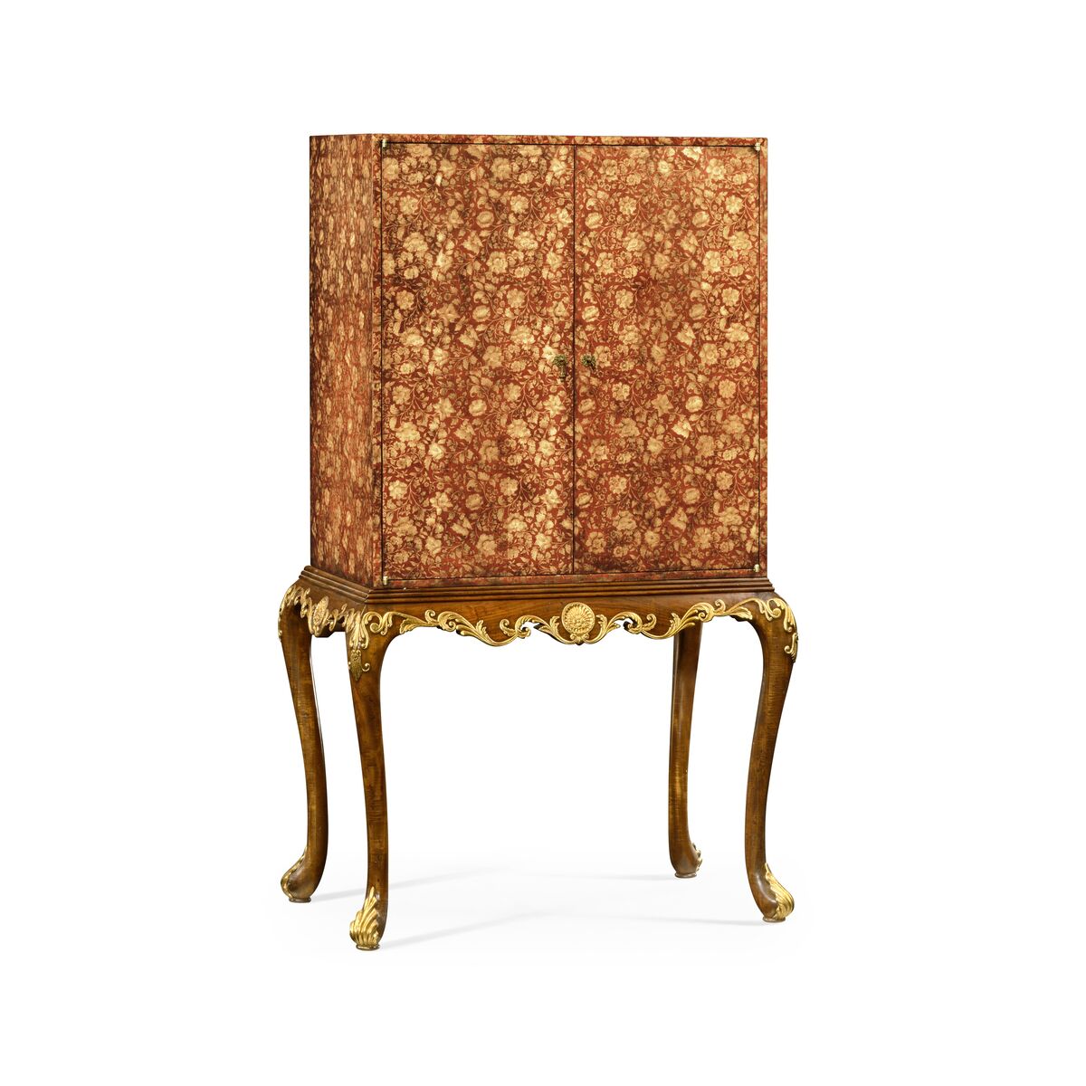 Red Chinoiserie Drinks Cabinet ( 492259-RFW )