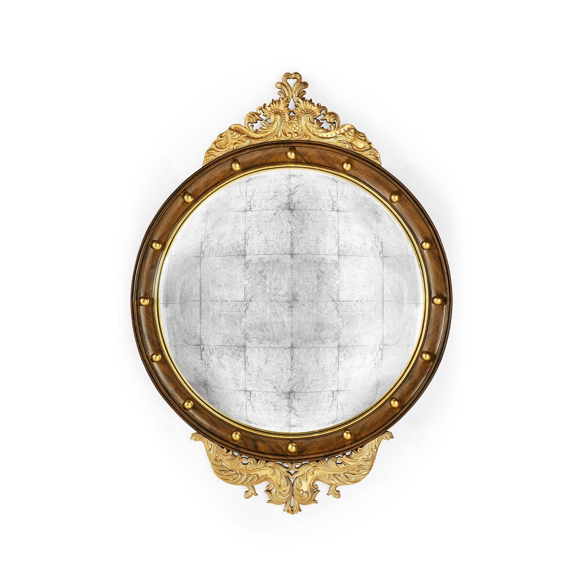 Regency Rnd. Convex Eglomise Mirror ( 493028-GIL )