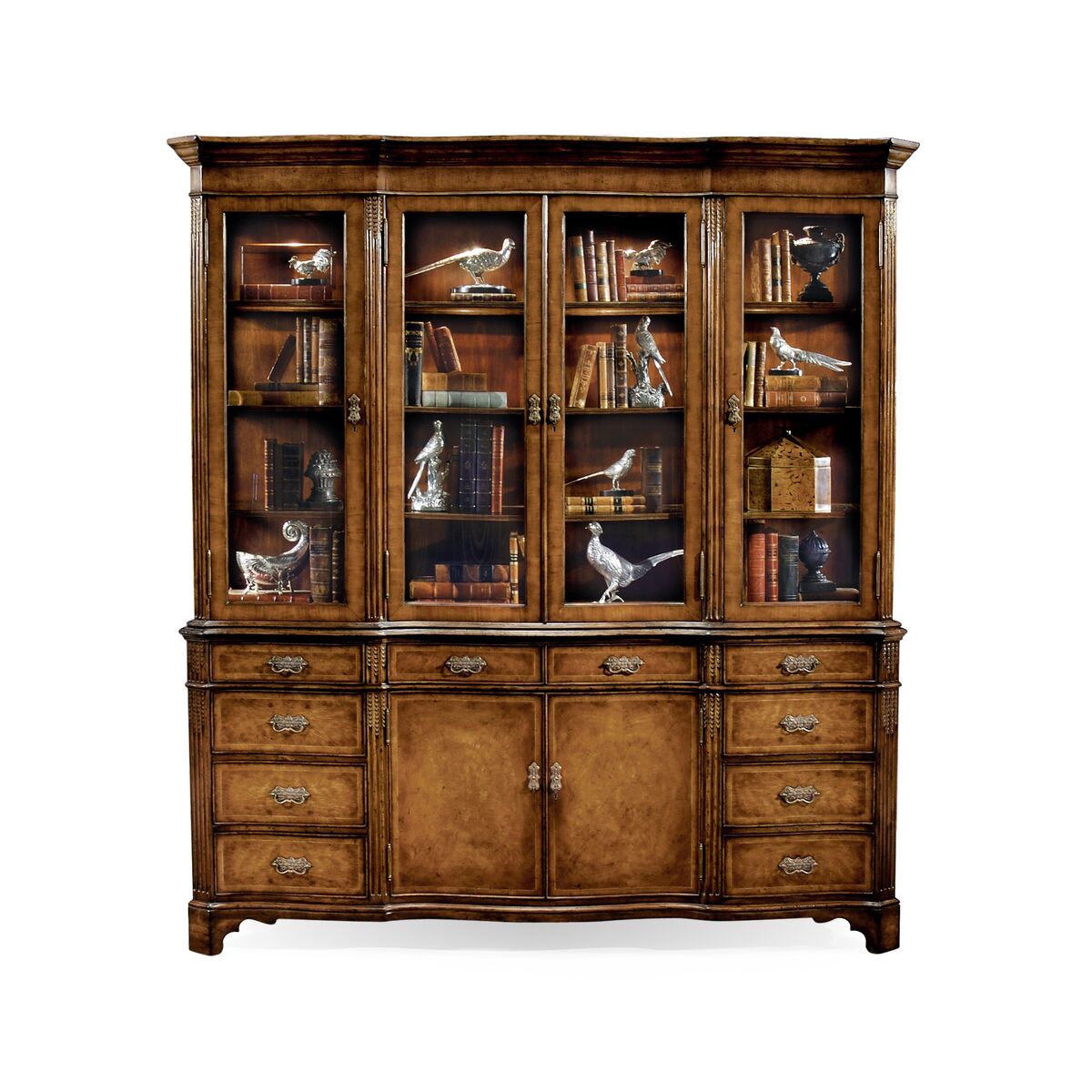 Serpentine Arch. Wlnt China Cabinet ( 493126-CWM )