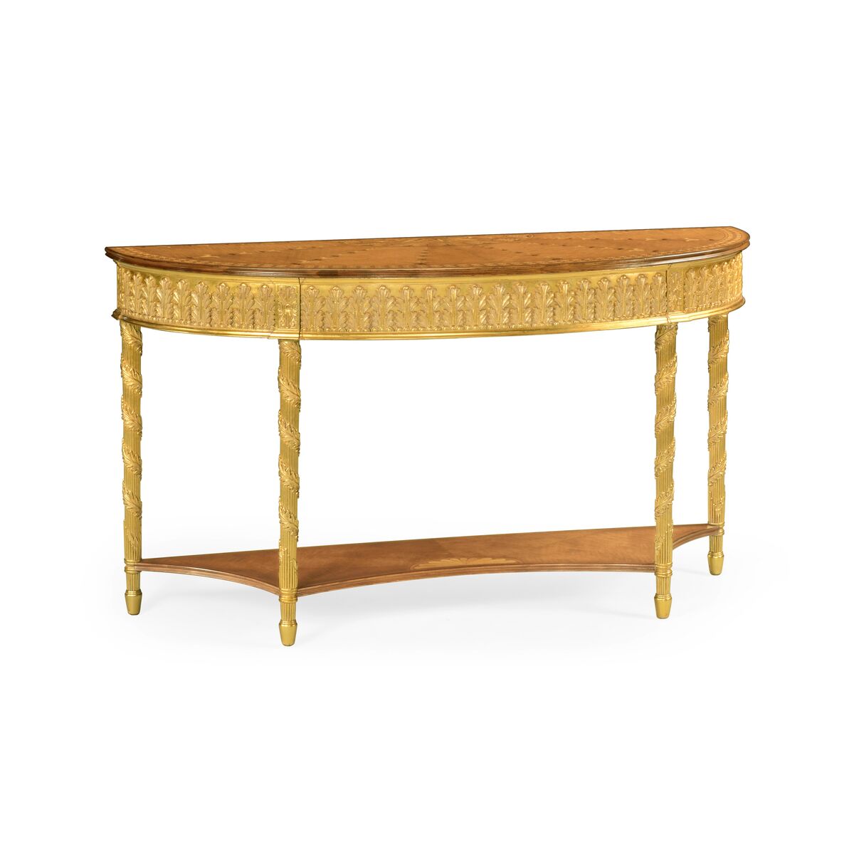 Gilded Console with Shelf (Large) ( 493187-GIL )