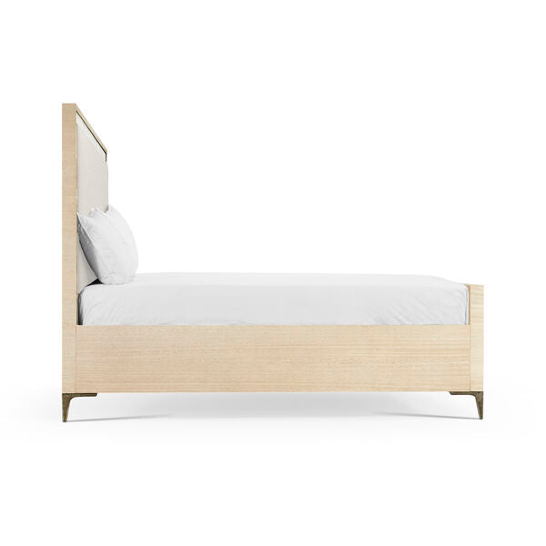 Tideline Bone & Linen-Blend Upholstered Bed