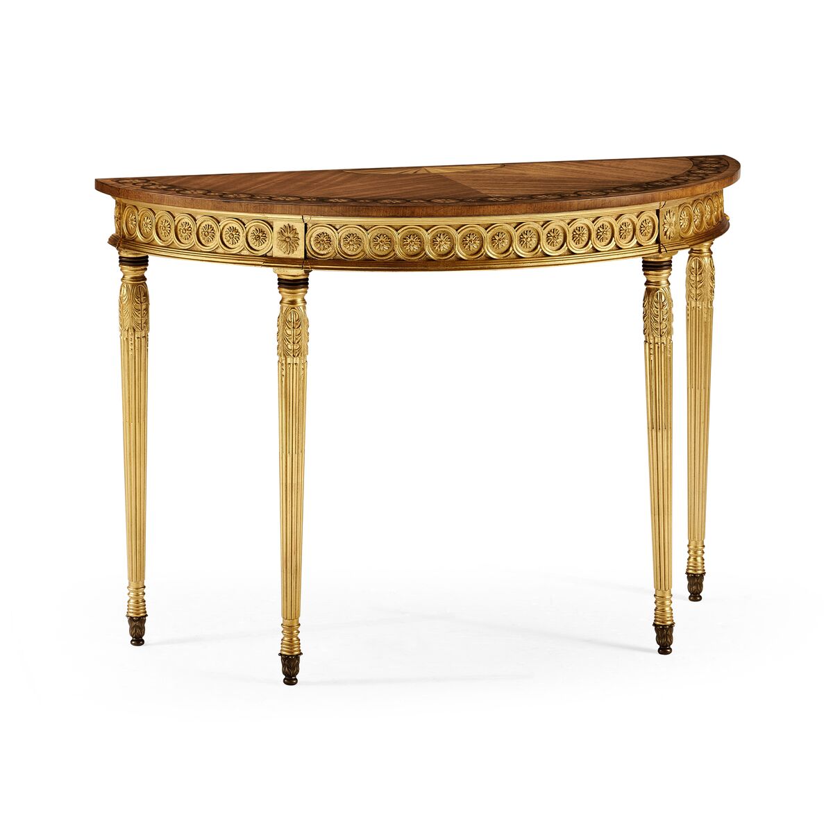 Gilded Demilune Console ( 493226-GIL )