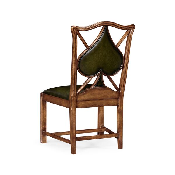 Playing Card "Spade" Side Chair