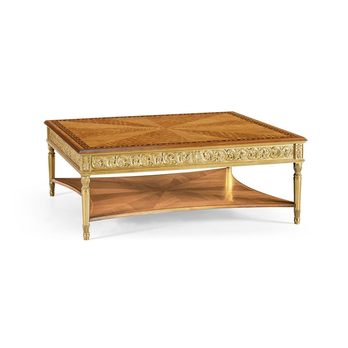 Louis XIV Style Square Coffee Table ( 494143-GIL )