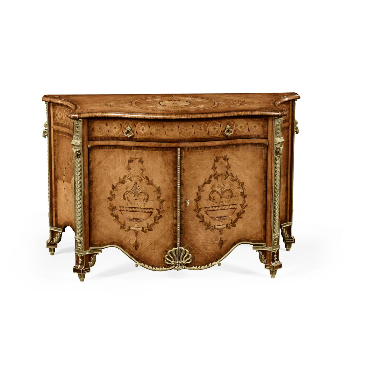 Chippendale style cabinet chest-drawers ( 494374 )