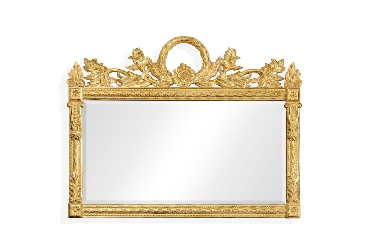 Empire Style  Mirror Circular Wreath ( 494449-GIL )