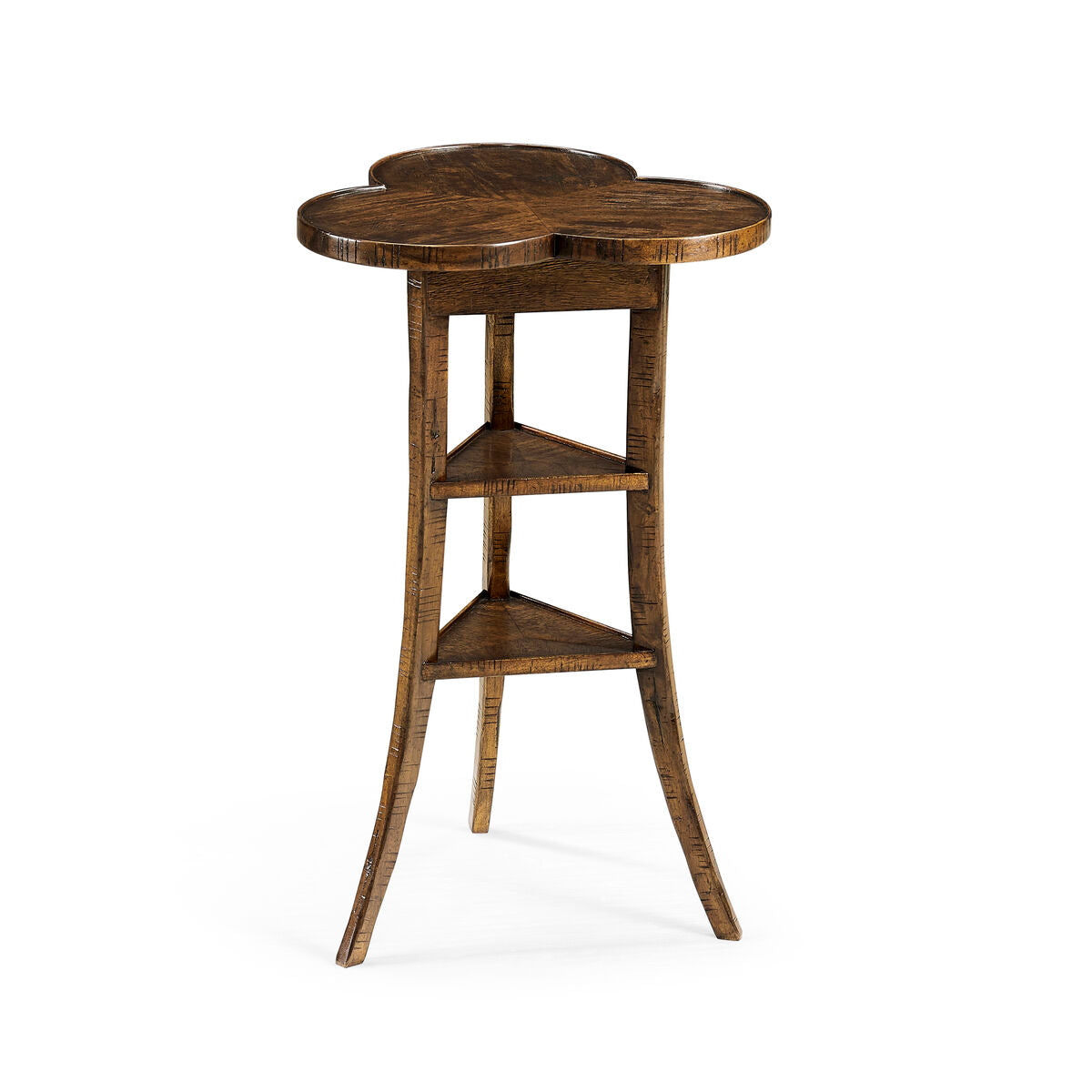 Trefoil Side Table in Country Walnut ( 491037-CFW )