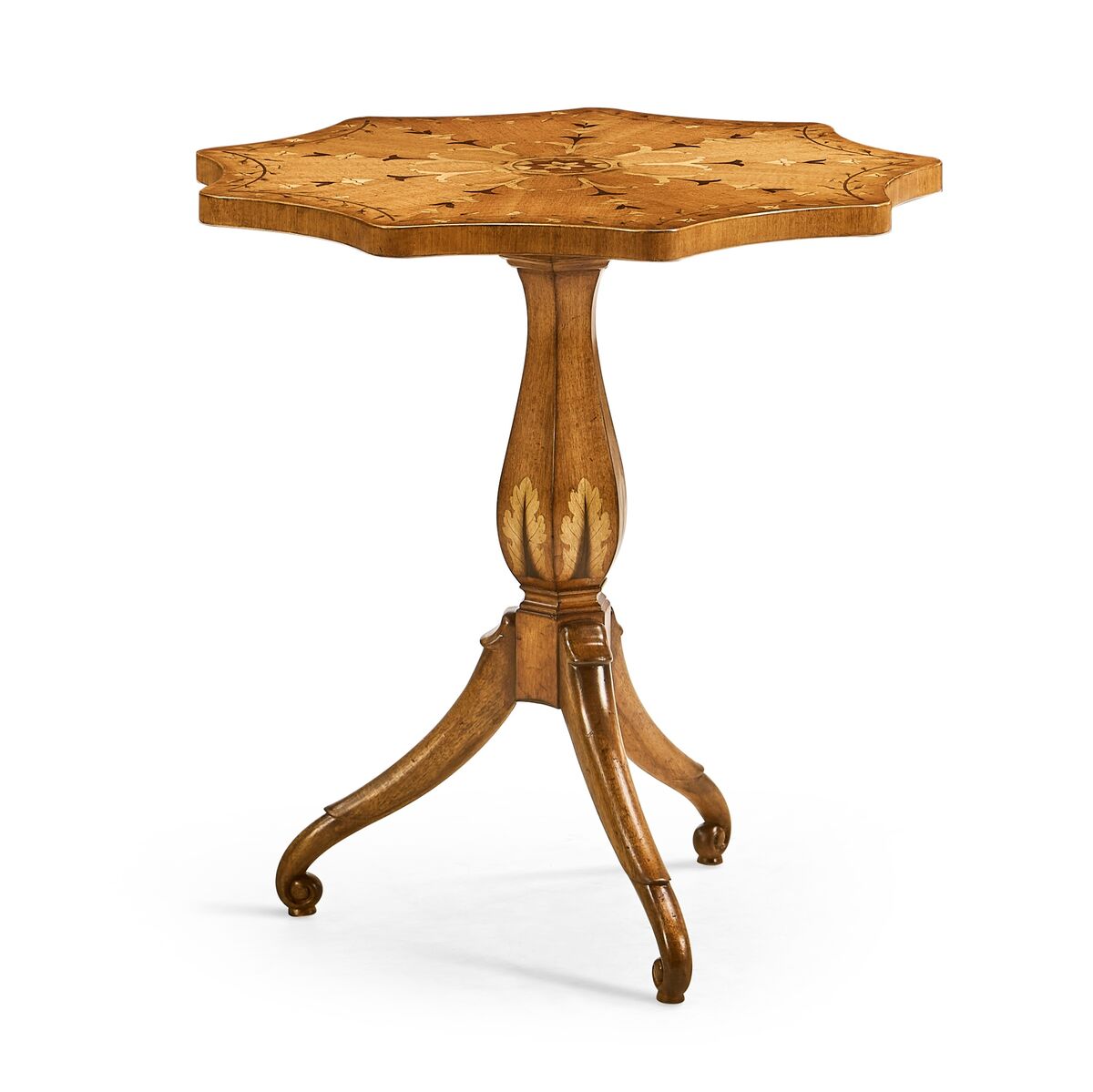 Finely Inlaid LampTable w/Nine Sided Top ( 495074-SAL )