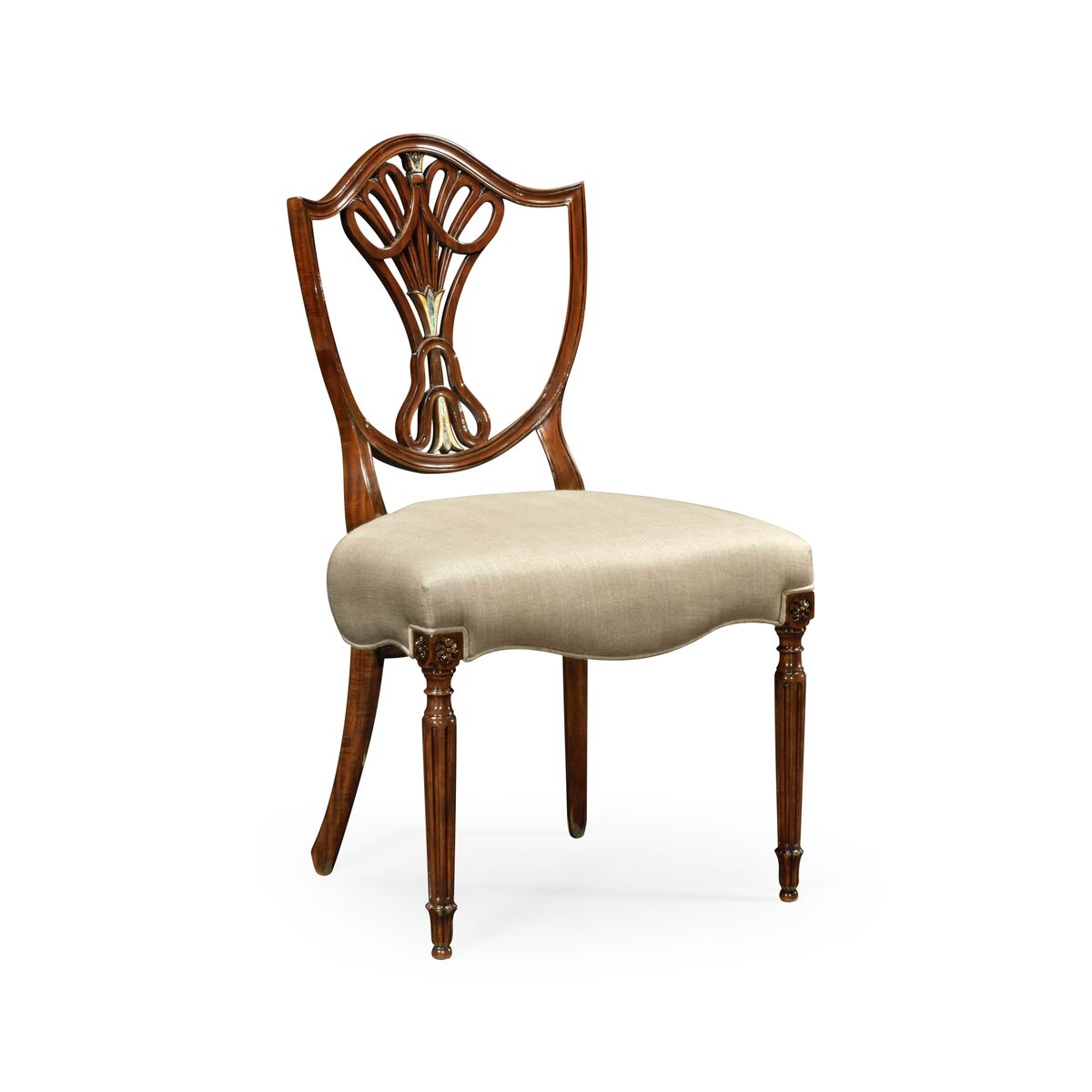 Sheraton Side Chair with Shield Back ( 499511-SC-MAM-MOP-F001 )