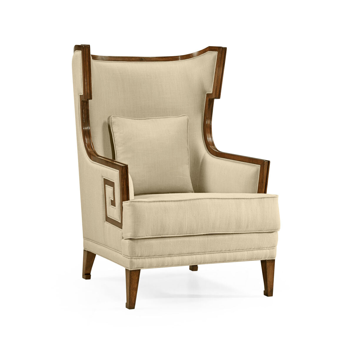 Biedermeier Greek Key Occ Chair, F001 ( 495848-WAL-F001 )