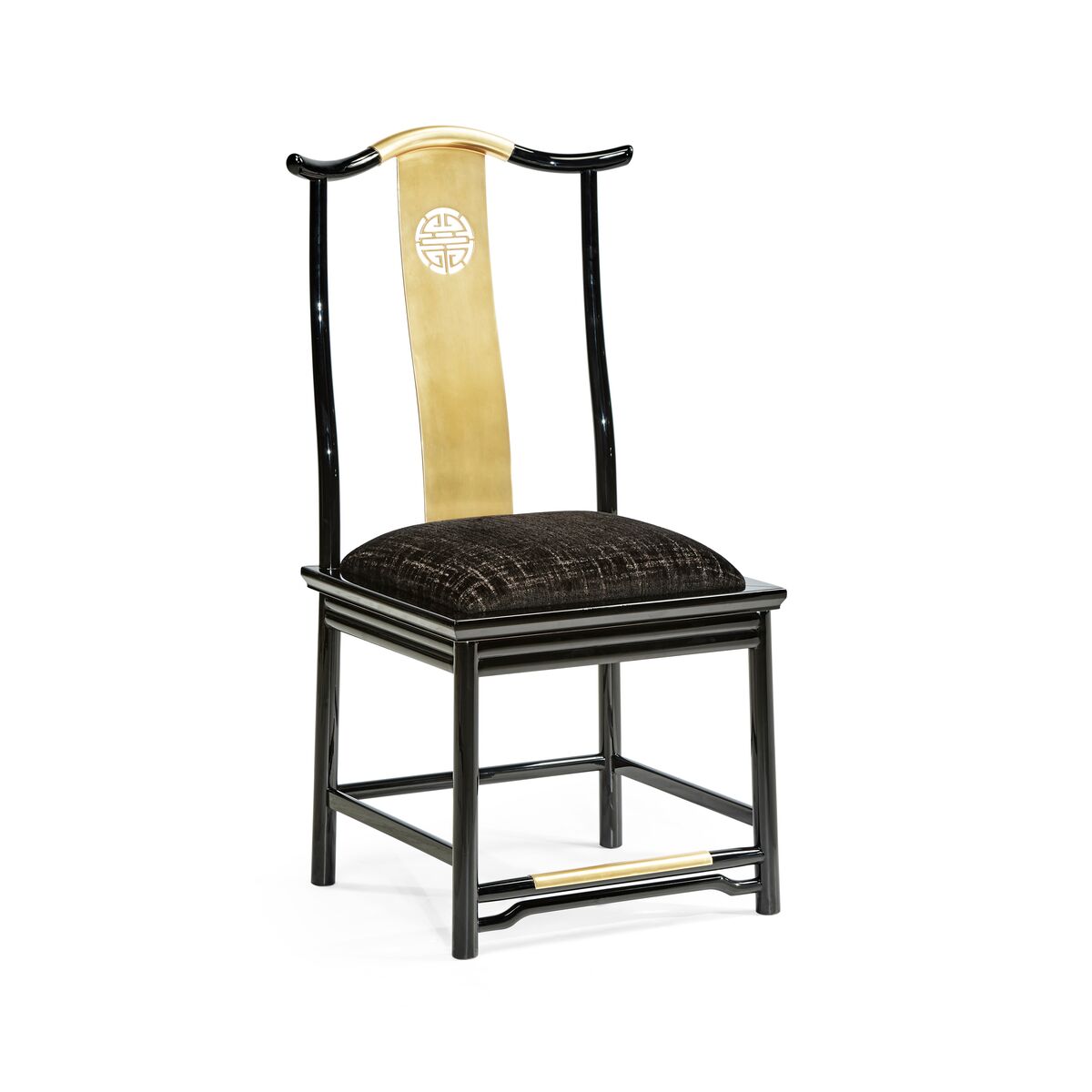 Fusion Black Gloss Dining Side Chair ( 500250-SC-LBG-F048 )
