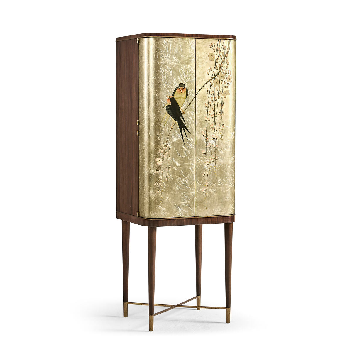 Handpainted Light Gold Foil Cabinet ( 495893-WRC-LGF )