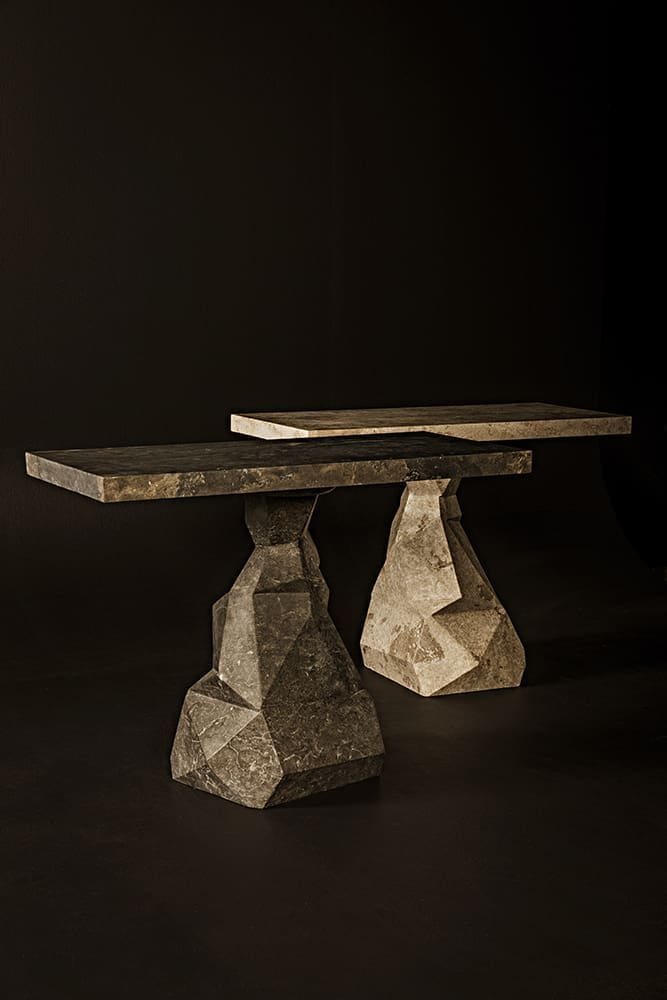 Tilden Console, Black Marble