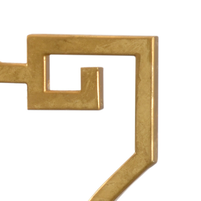 Greek Key Gold Lamp in 35.5 / Iron - Chelsea House