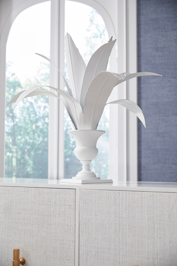 Lyon Tole Flower - White
