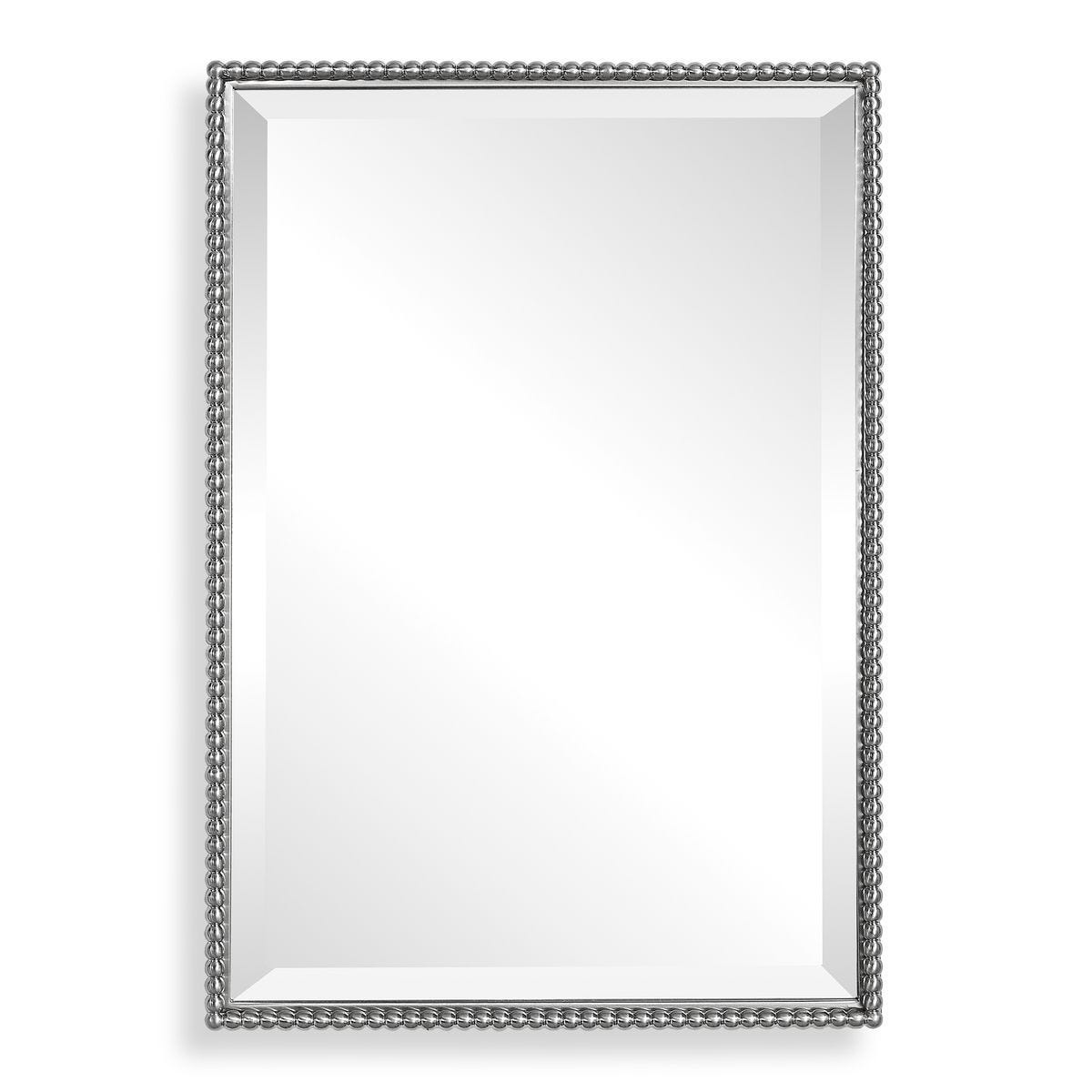Sherise Vanity Mirror, Nickel – Mirrors by Uttermost | Sutter & Vale