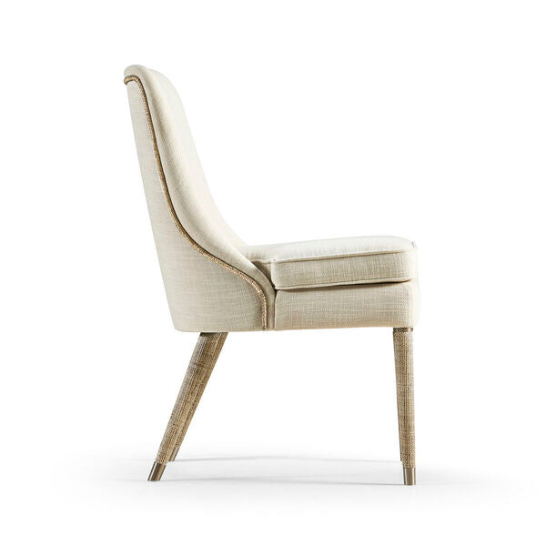 Shoal Linen & Grasscloth Side Chair