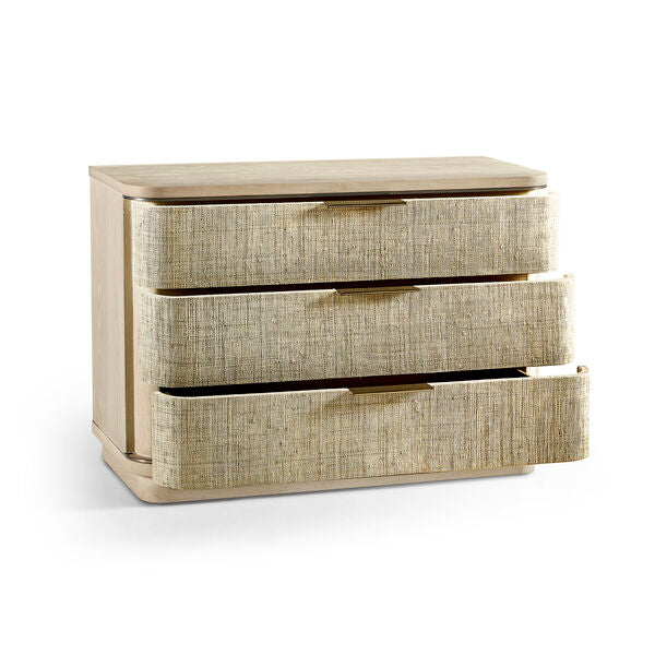 Seiche Large Grasscloth Nightstand
