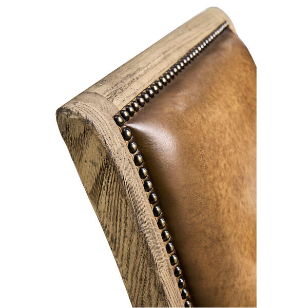 Echo Canyon Leather & Hide Arm Chair