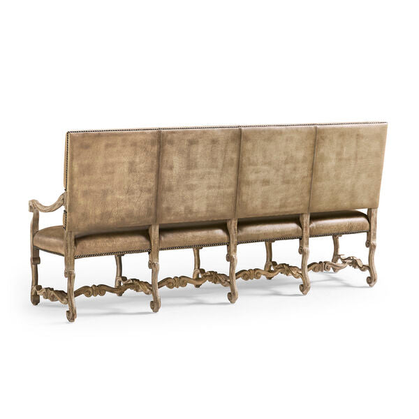 Sagehill Leather Banquette Bench