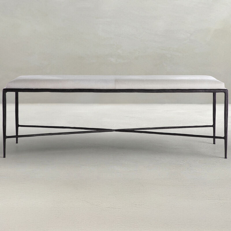 Devoe Bench - Hair on Hide
