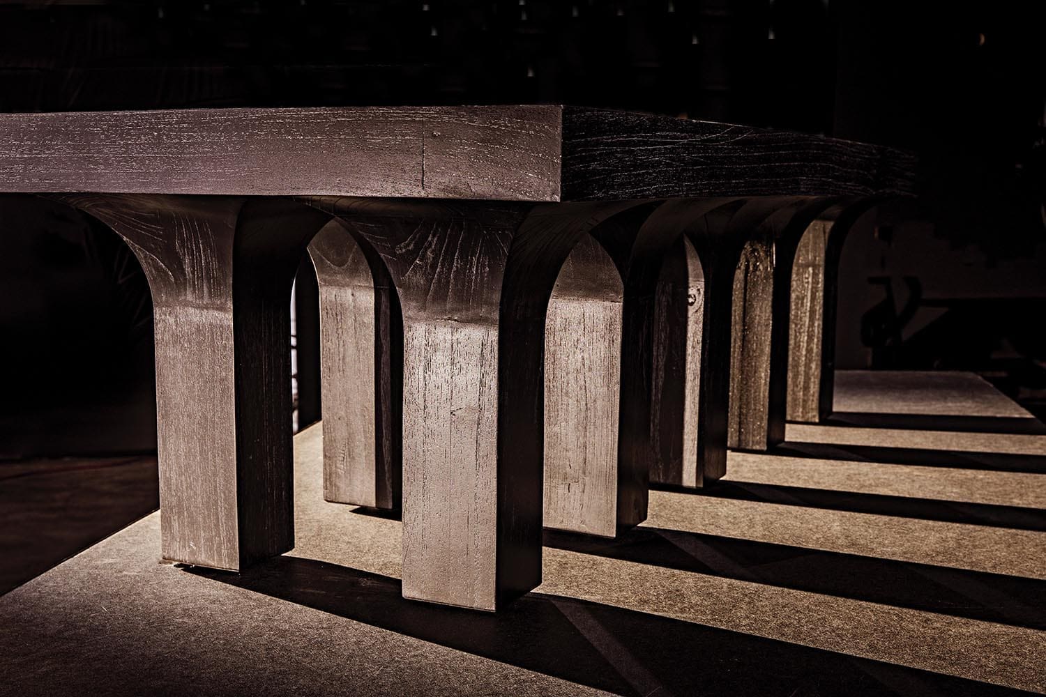 Santos Coffee Table, Cinder Black
