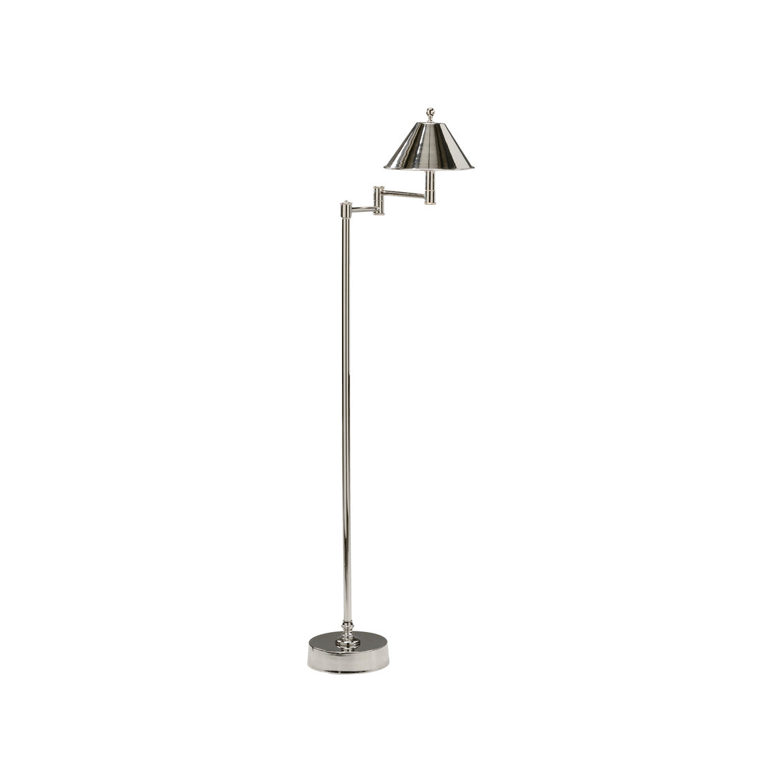 Ashbourne Floor Lamp - Nickel