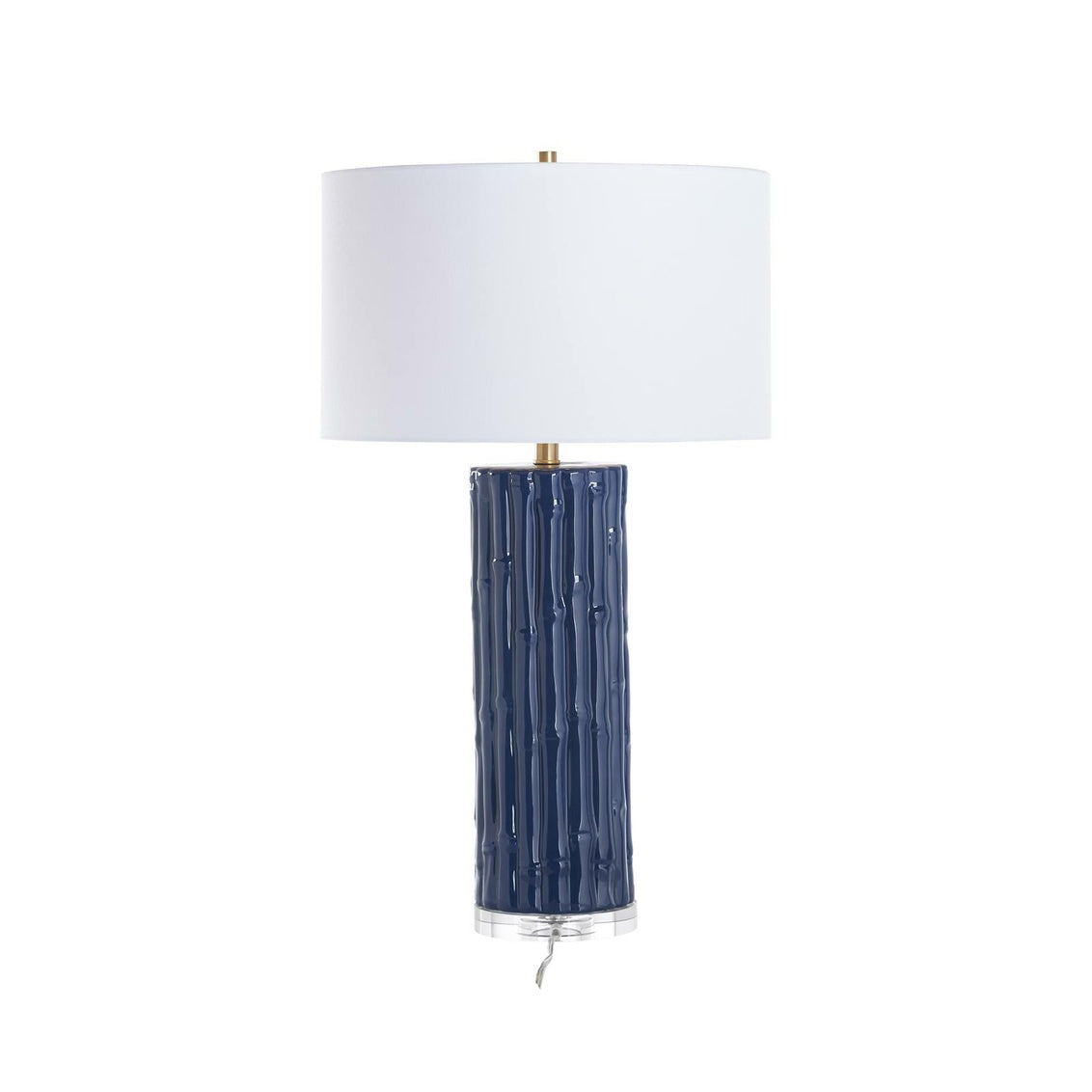 Bailey Table Lamp in Blue Glaze / Ceramic/Porcelain - Chelsea House