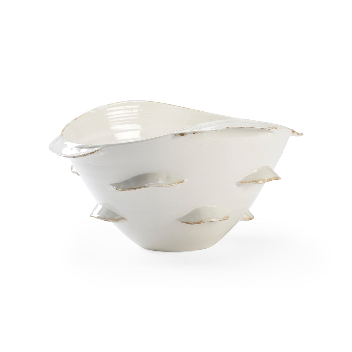 Whiston Bowl - White in 10 / Ceramic/Porcelain - Chelsea House