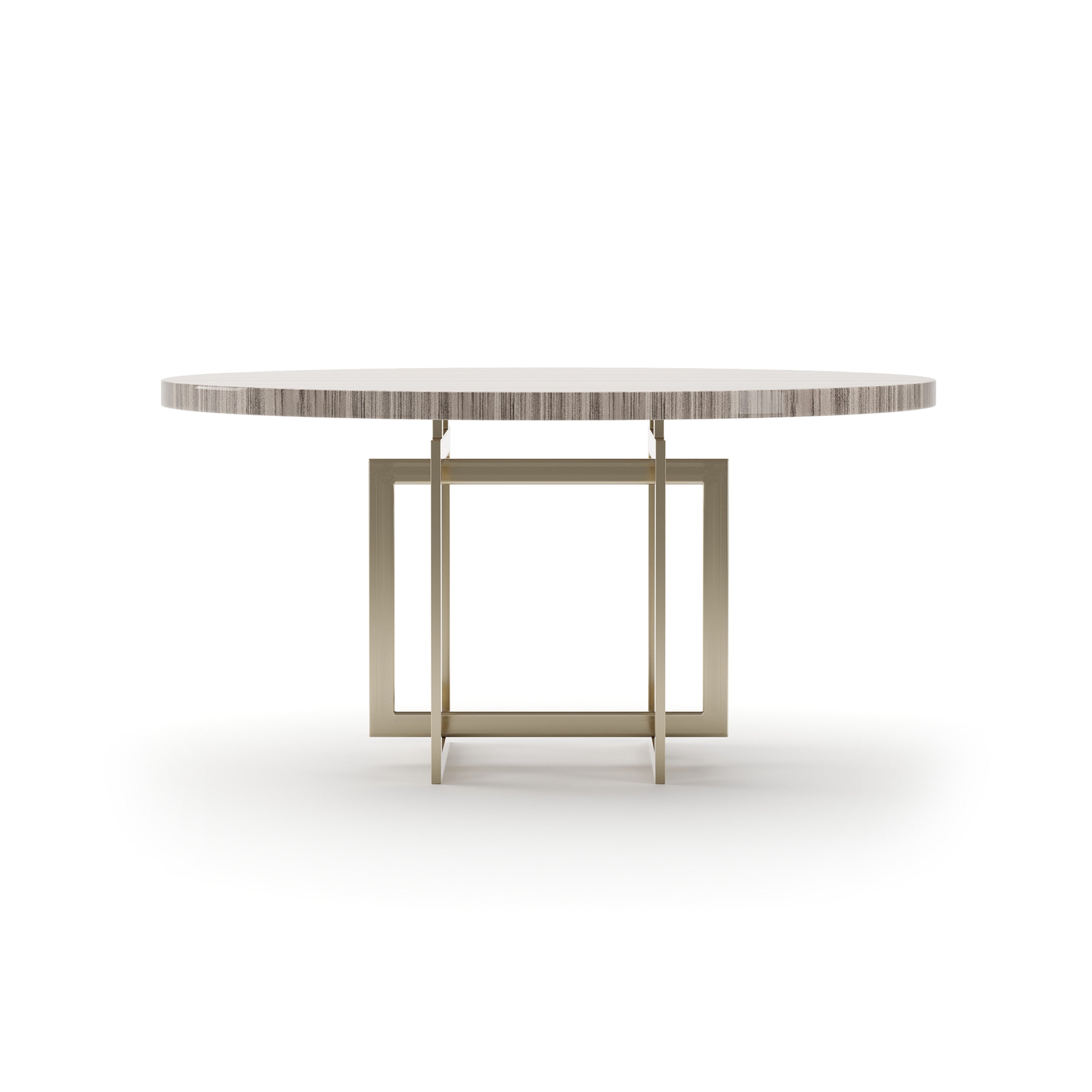 Wish You Were Here 60 Rnd Dining Tbl Lt – Dining Tables by Caracole | Sutter & Vale
