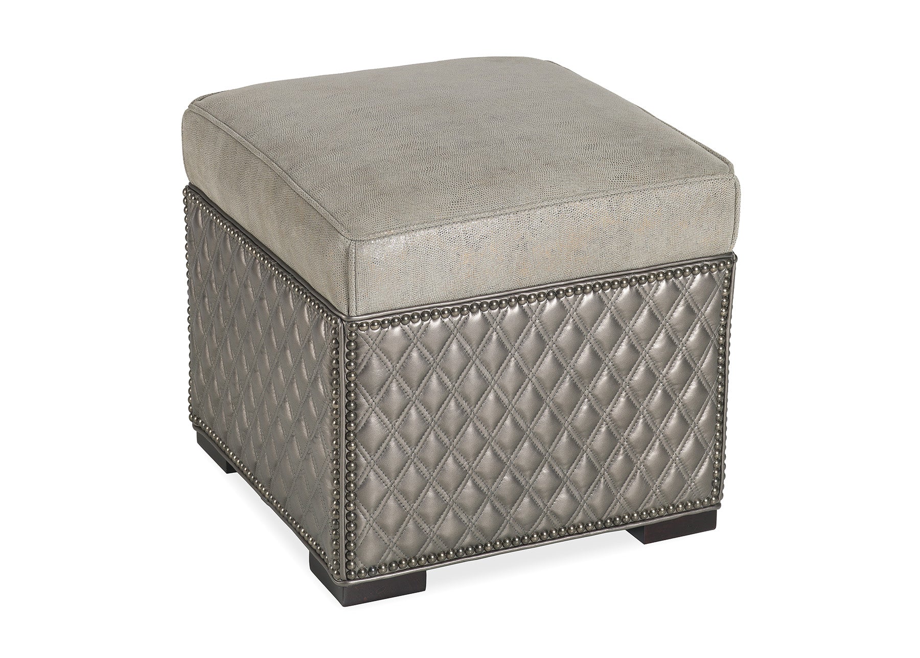 Abbey Ottoman W/quilting