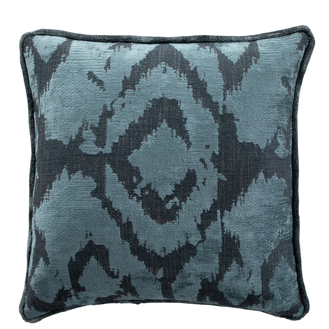 Henley Indigo Caterpillar Fringe Poly 20x20