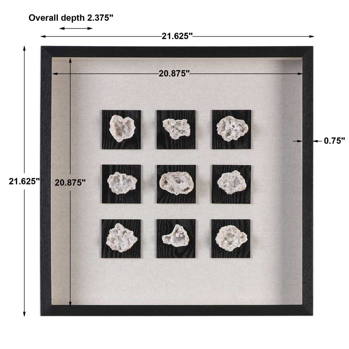 Geode Shadow Box – Wall Decor by Uttermost | Sutter & Vale