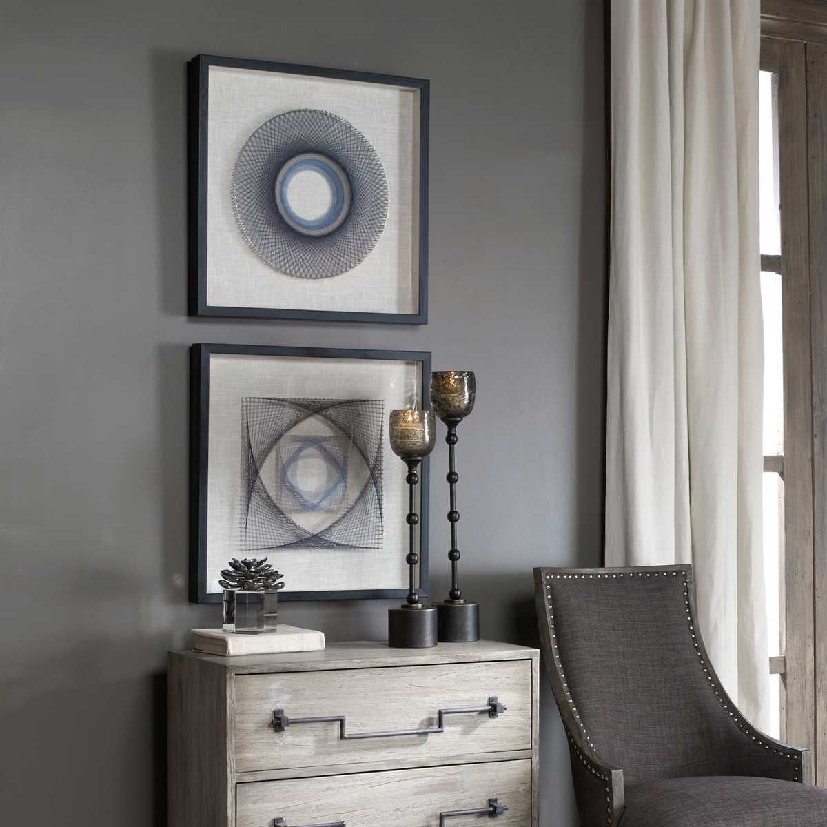 String Duet Shadow Boxes, S/2 – Wall Decor by Uttermost | Sutter & Vale