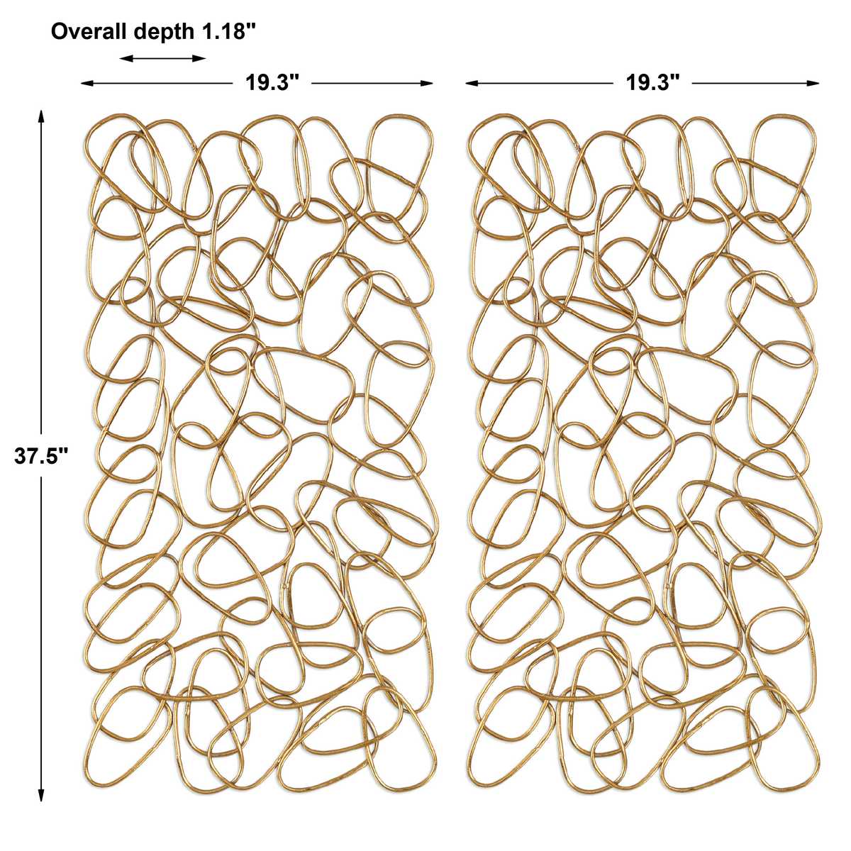 In the Loop Metal Wall Panels, S/2
