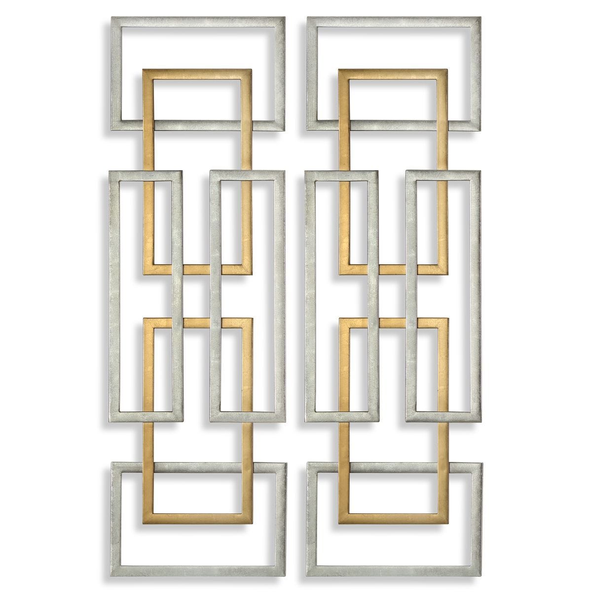 Aerin Metal Wall Panels, S/2 – Wall Decor by Uttermost | Sutter & Vale