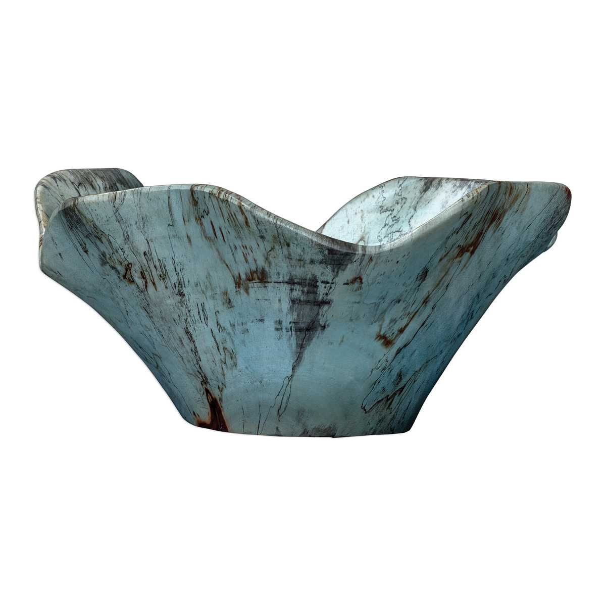 Teo Wood Wall Decor, Blue, S/3 – Wall Decor by Uttermost | Sutter & Vale
