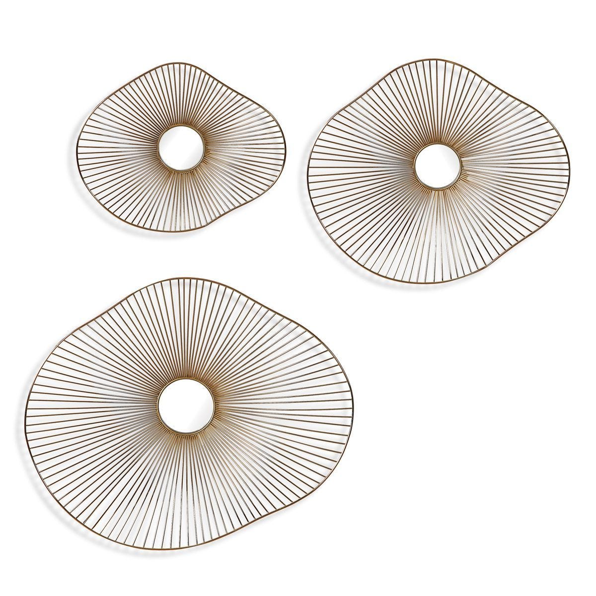 Avarie Metal Wall Decor, S/3 – Wall Decor by Uttermost | Sutter & Vale