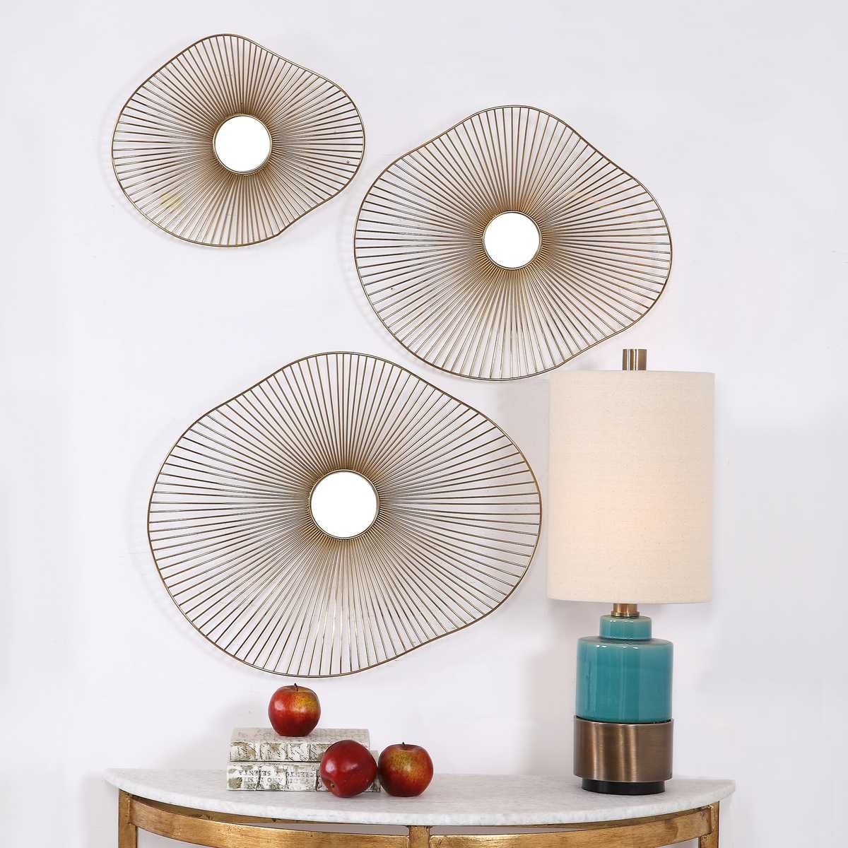 Avarie Metal Wall Decor, S/3 – Wall Decor by Uttermost | Sutter & Vale