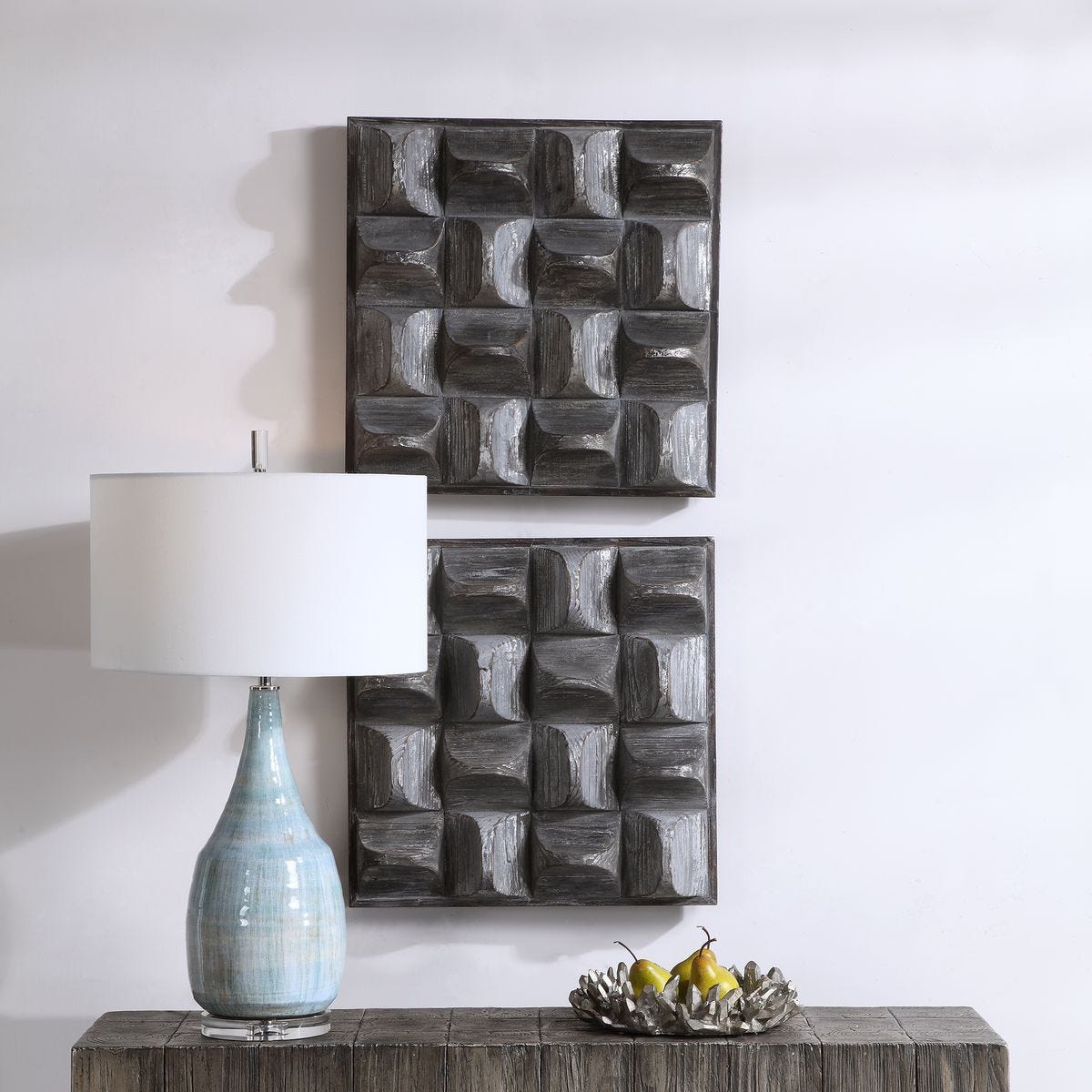 Pickford Wood Wall Decor, Gray – Wall Decor by Uttermost | Sutter & Vale