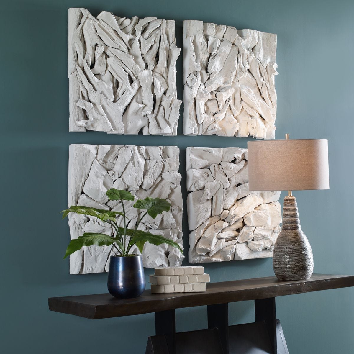 Rio Wood Wall Decor, Whitewashed – Wall Decor by Uttermost | Sutter & Vale