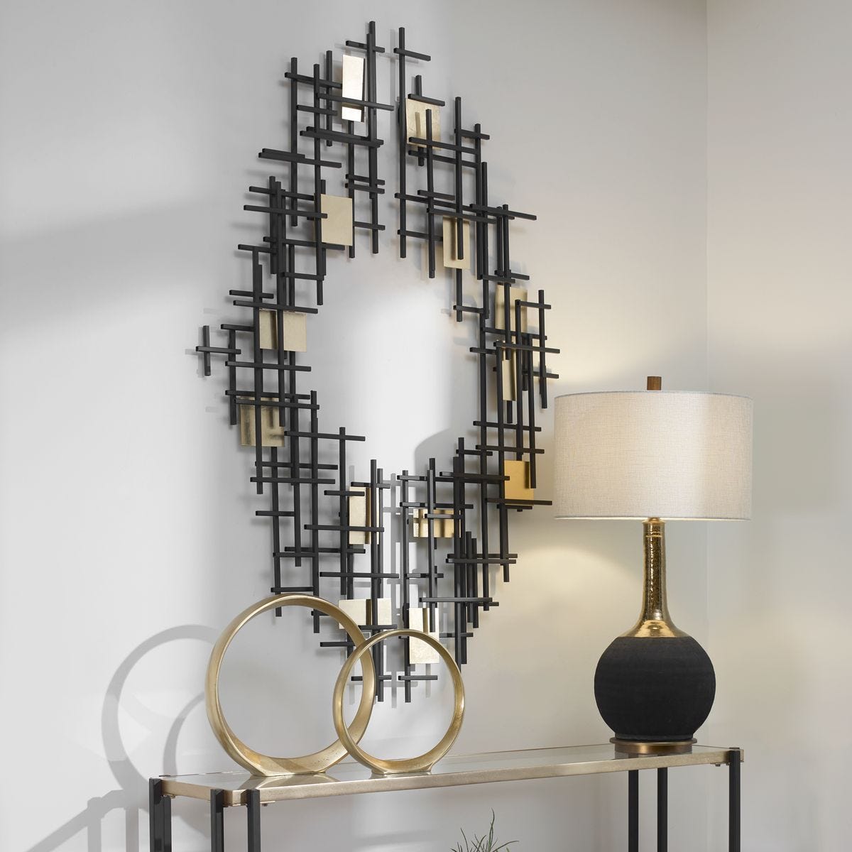 Reflection Metal Wall Decor, S/2 – Wall Decor by Uttermost | Sutter & Vale