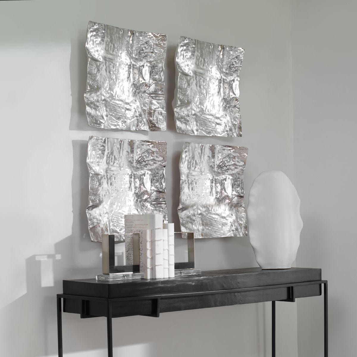 Archive Metal Wall Decor, Nickel – Wall Decor by Uttermost | Sutter & Vale