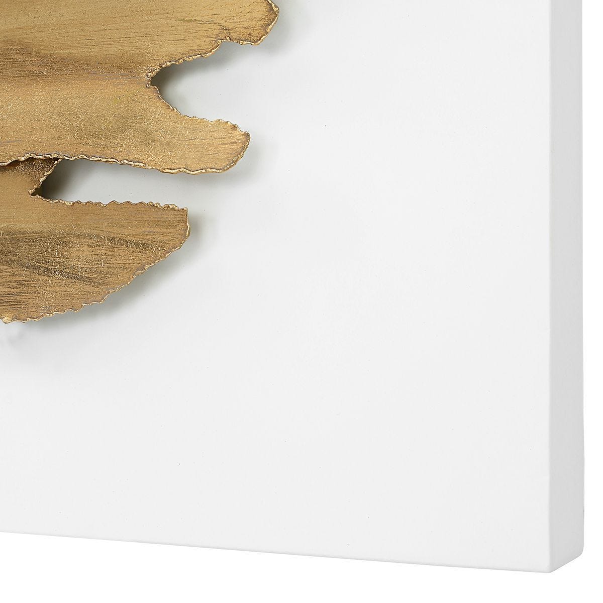 Lev Metal Wall Decor, White – Wall Decor by Uttermost | Sutter & Vale
